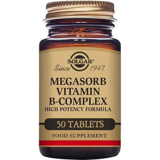 Solgar Megasorb Vitamin B-Complex 50 Tablets