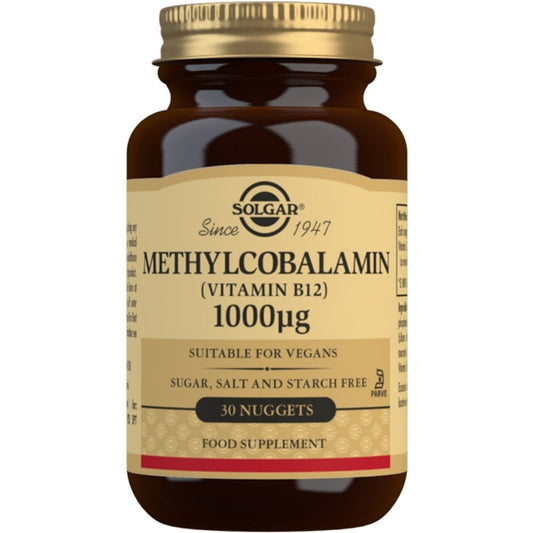 Solgar Methylcobalamin Vitamin B12 1000µg 30 Nuggets