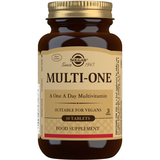 Solgar Multi One Once-A-Day Multivitamin 30 Tablets