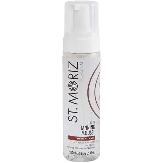 St. Moriz Clear Self-Tanning Mousse Medium 200ml