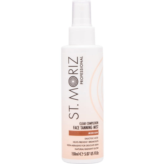 St. Moriz Professional Clear Complexion Face Self-Tanning Mist Medium 150ml