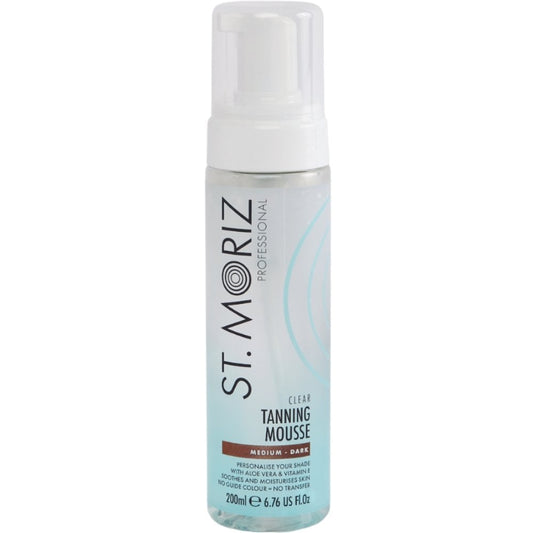 St. Moriz Professional Clear Self-Tanning Mousse Medium 200ml