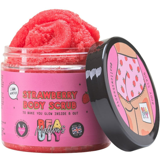 Mallows Beauty Strawberry Body Scrub 240g