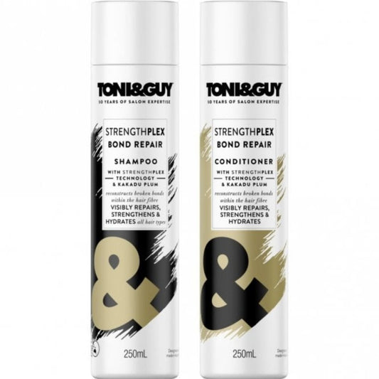 Toni & Guy Strengthplex Bond Repair Shampoo & Conditioner Twin 2 x 250ml