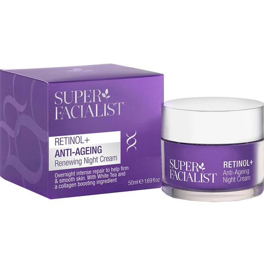 Super Facialist Retinol+ Anti-Ageing Renewing Night Cream 50ml