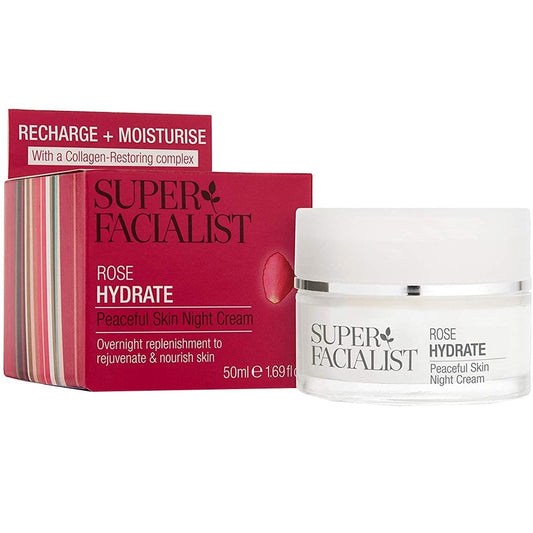 Super Facialist Rose Hydrate Peaceful Skin Night Cream 50ml