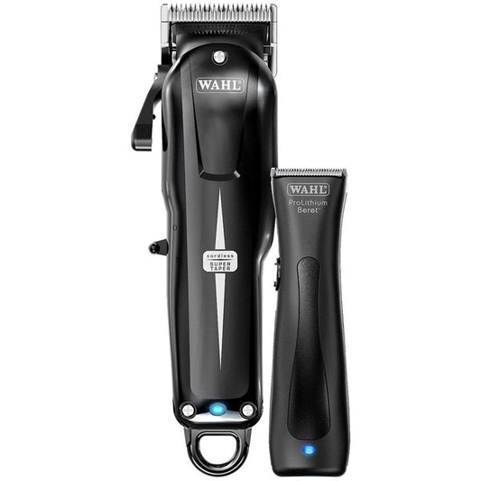 Wahl Cordless Super Taper Hair Clipper & Beret Trimmer Pack