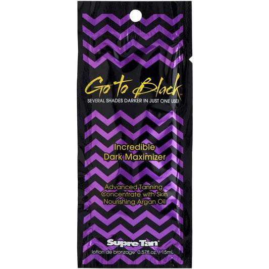 Supre Tan Go To Black Maximiser Tanning Accelerator Lotion Sachet 15ml