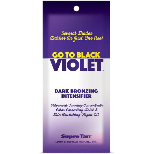 Supre Tan Go To Black Violet Bronzing Tanning Accelerator Lotion Sachet 15ml