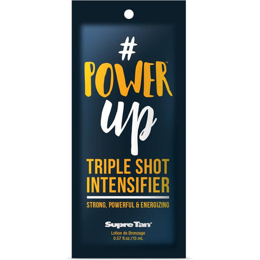 Supre Tan Power Up Triple Shot Intensifier Tanning Accelerator Sachet Lotion 15ml