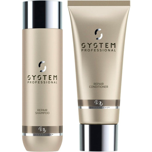 System Professional Repair Shampoo 250ml & Conditioner 200ml Twin