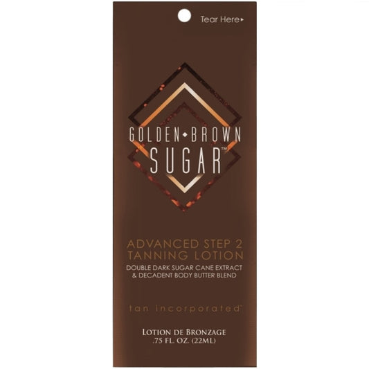 Tan Incorporated Golden Brown Sugar Tanning Accelerator Lotion Sachet 20ml