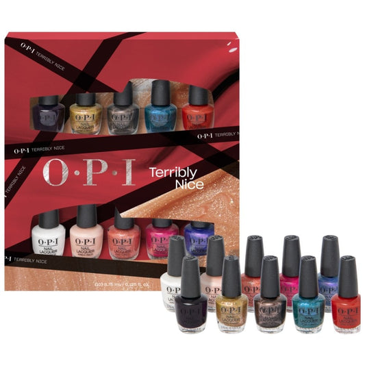 OPI Terribly Nice Holiday Mini Nail Polish Pack 10 x 3.75ml