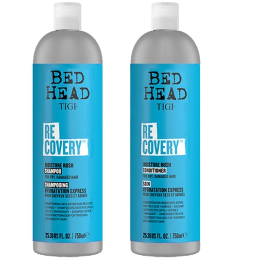 TIGI Bed Head Recovery Moisture Rush Shampoo & Conditioner Twin 2 x 750ml