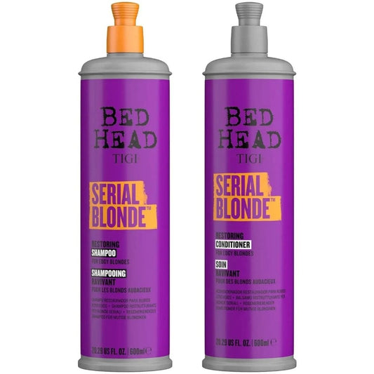 TIGI Bed Head Serial Blonde Restoring Shampoo & Conditioner Twin 2 x 600ml