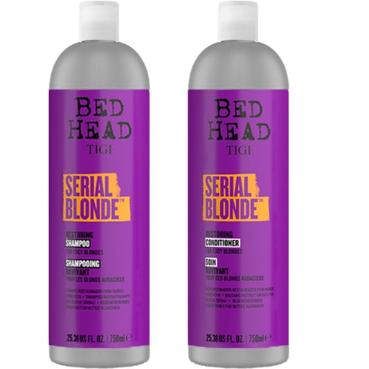 TIGI Bed Head Serial Blonde Restoring Shampoo & Conditioner Twin 2 x 750ml