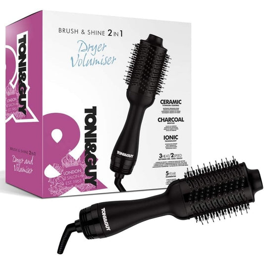 Toni & Guy Brush & Shine 2 In 1 Dryer Volumiser