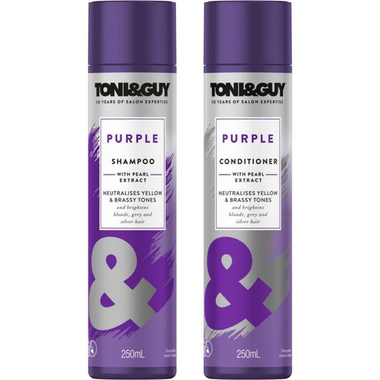 Toni & Guy Purple Shampoo & Conditioner Twin 2 x 250ml