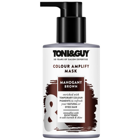 Toni & Guy Temporary Colour Amplify Mask Mahogany Brown 200ml