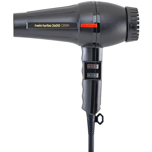 Parlux Twin Turbo 2600 Hair Dryer Black