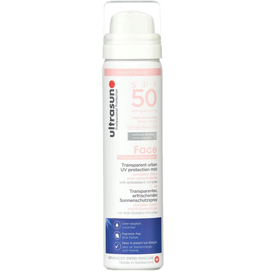 Ultrasun Face Transparent Face Spray SPF50 75ml