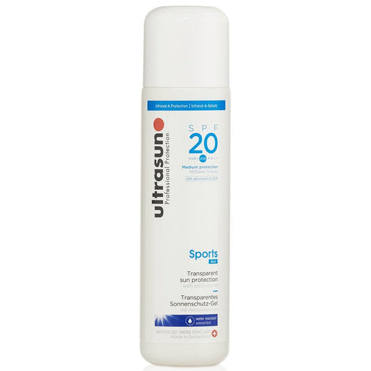 Ultrasun Sports Transparent Sun Protection Gel SPF20 200ml