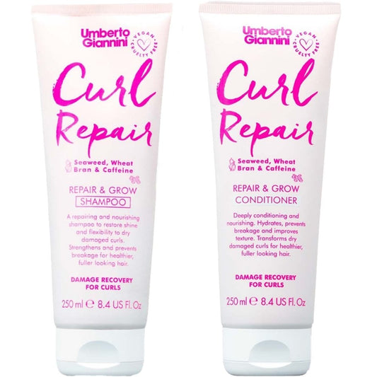 Umberto Giannini Curl Repair Shampoo & Conditioner Twin 2 x 250ml