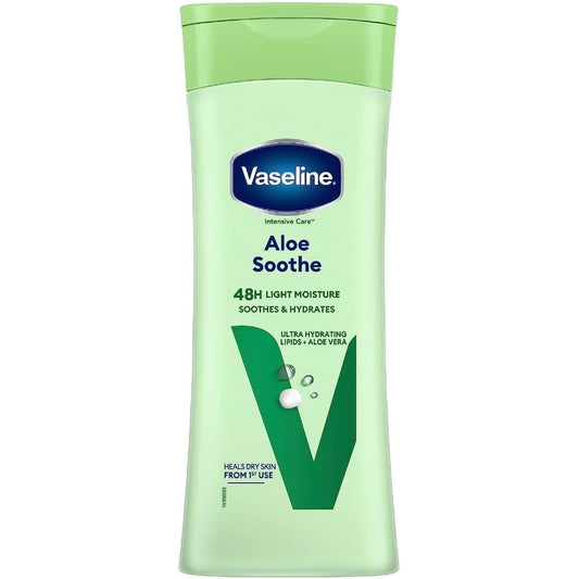 Vaseline Intensive Care 48h Light Moisture Aloe Soothe Body Lotion 400ml