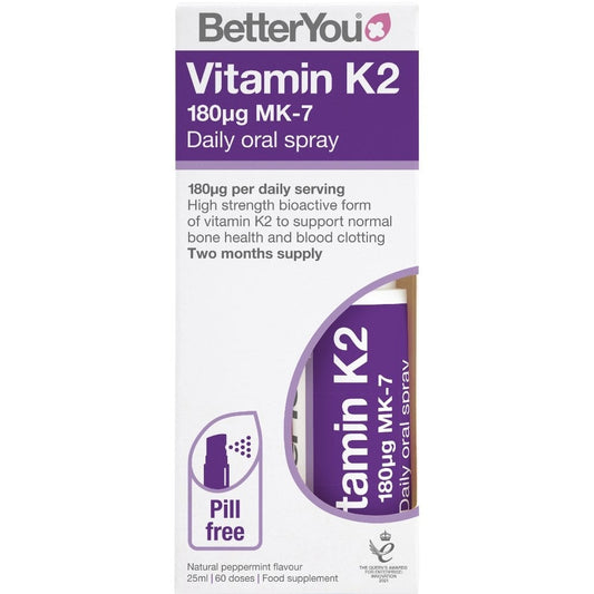 BetterYou Vitamin K2 Daily Oral Spray 25ml