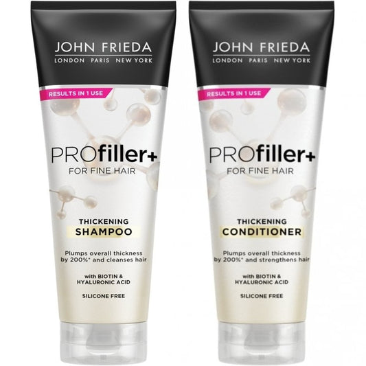 John Frieda Volume PROFiller+ Thickening Shampoo & Conditioner Twin 2 x 250ml