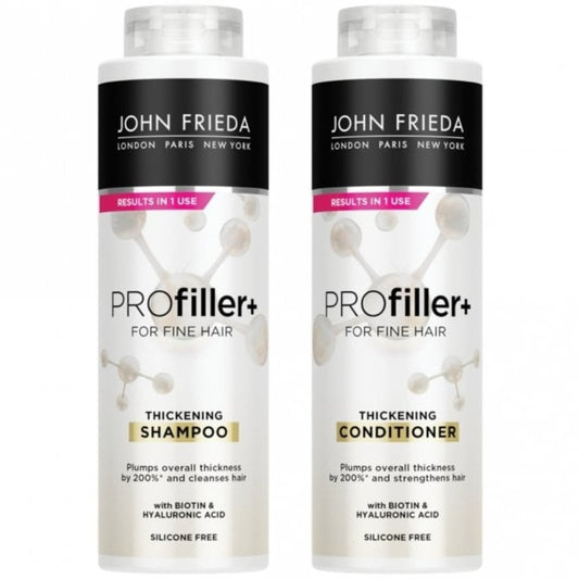 John Frieda Volume PROFiller+ Thickening Shampoo & Conditioner Twin 2 x 500ml