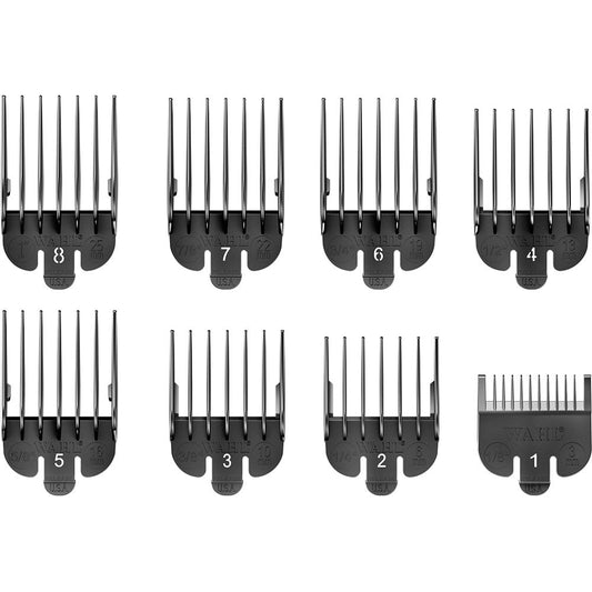 Wahl Black Plastic Clipper Attachment Comb Set