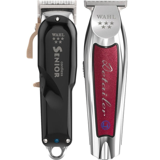 Wahl Cordless Senior Clipper + Cordless Detailer Li Trimmer Duo