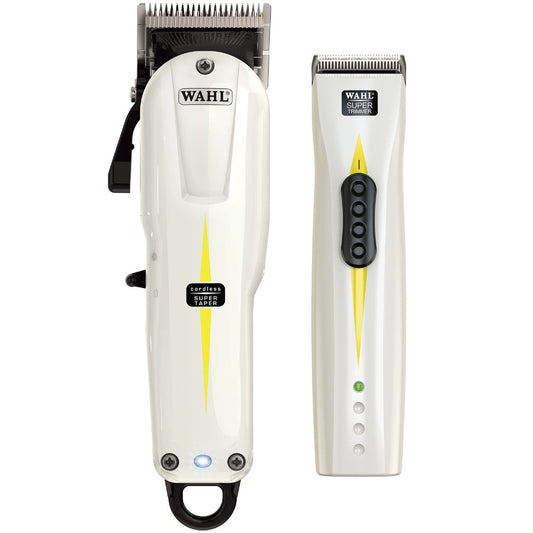 Wahl Cordless Super Taper Hair Clipper & Super Trimmer Pack