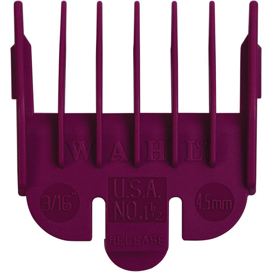 Wahl No 1.5 Grade Comb Attachment 4.5mm Plum