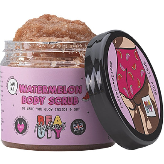 Mallows Beauty Watermelon Pink Himalayan Salt Body Scrub 240g