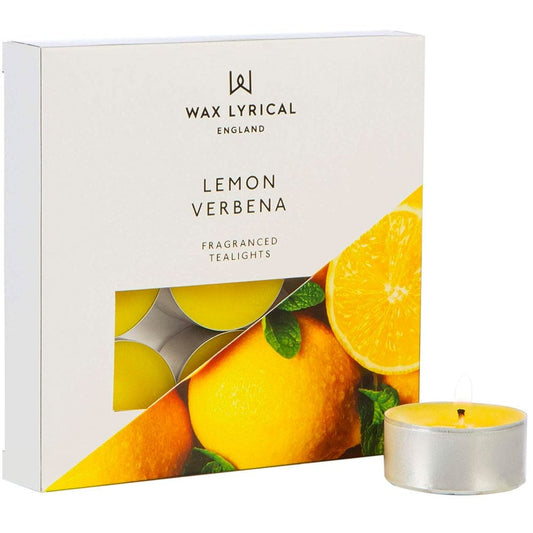 Wax Lyrical Lemon Verbena Tea Lights Pack of 9