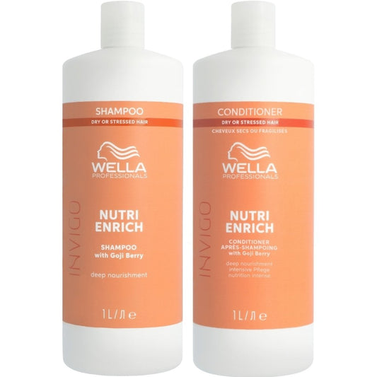 Wella Professionals Invigo Nutri-Enrich Deep Nourishing Shampoo & Conditioner Twin 2 x 1000ml