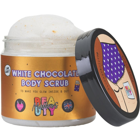 Mallows Beauty White Chocolate Body Scrub 240g