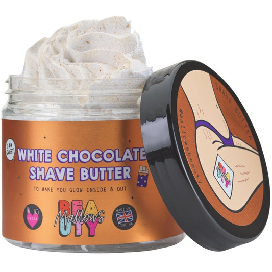 Mallows Beauty White Chocolate Shave Butter 100g