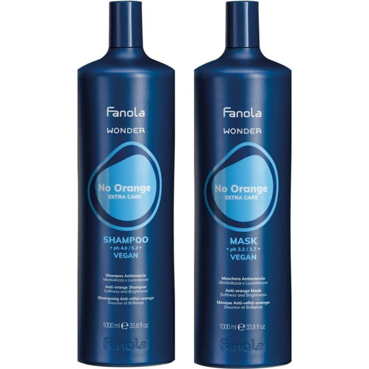 Fanola Wonder No Orange Shampoo & Mask Twin 2 x 1000ml