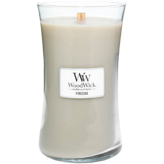 WoodWick Fireside Large Hourglass Jar Candle