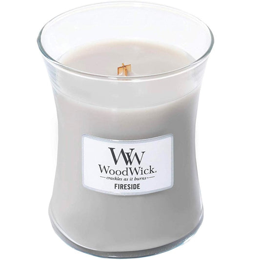 WoodWick Fireside Medium Hourglass Jar Candle