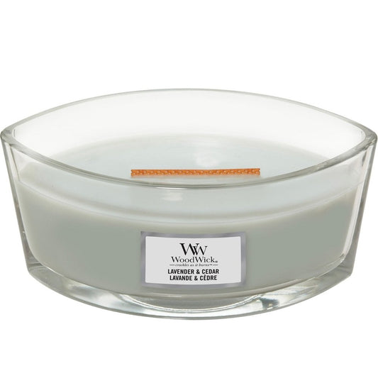 WoodWick Lavender & Cedar Ellipse Jar Candle