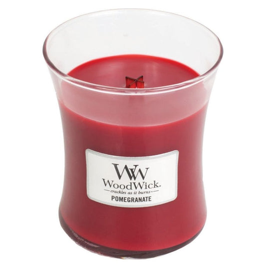 WoodWick Pomegranate Medium Hourglass Jar Candle