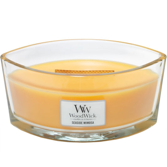 WoodWick Seaside Mimosa Ellipse Jar Candle