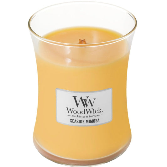 WoodWick Seaside Mimosa Medium Hourglass Jar Candle