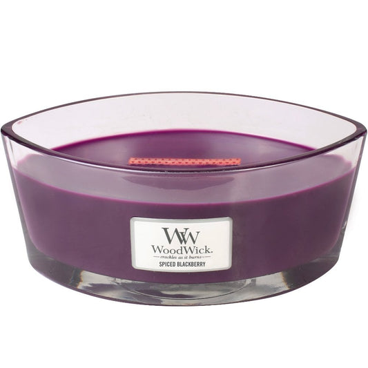 WoodWick Spiced Blackberry Ellipse Jar Candle