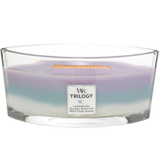 WoodWick Trilogy Calming Retreat Ellipse Jar Candle