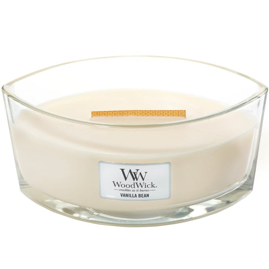 WoodWick Vanilla Bean Ellipse Jar Candle